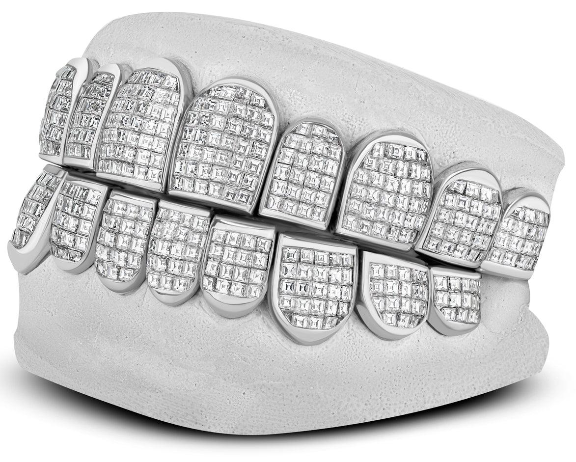 JDTK-JDG1020 invisible Carre Cut Set Diamond Grill - Johnny Dang & Co