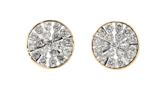 1.00-1.10 CTTW Diamond Earrings - Johnny Dang & Co