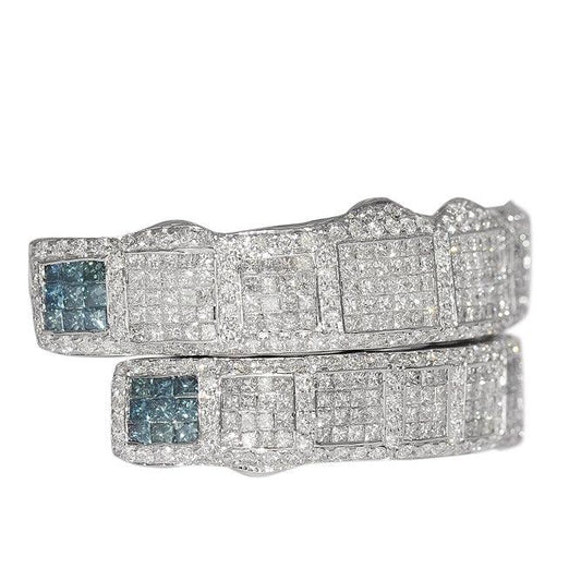 JDTK-GS152407-B Custom Princess Cut And Round Diamond Grill For Travis - Johnny Dang & Co