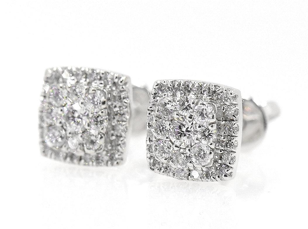 Diamond Stud earrings 1.0 Cttw in 14K Gold - Johnny Dang & Co