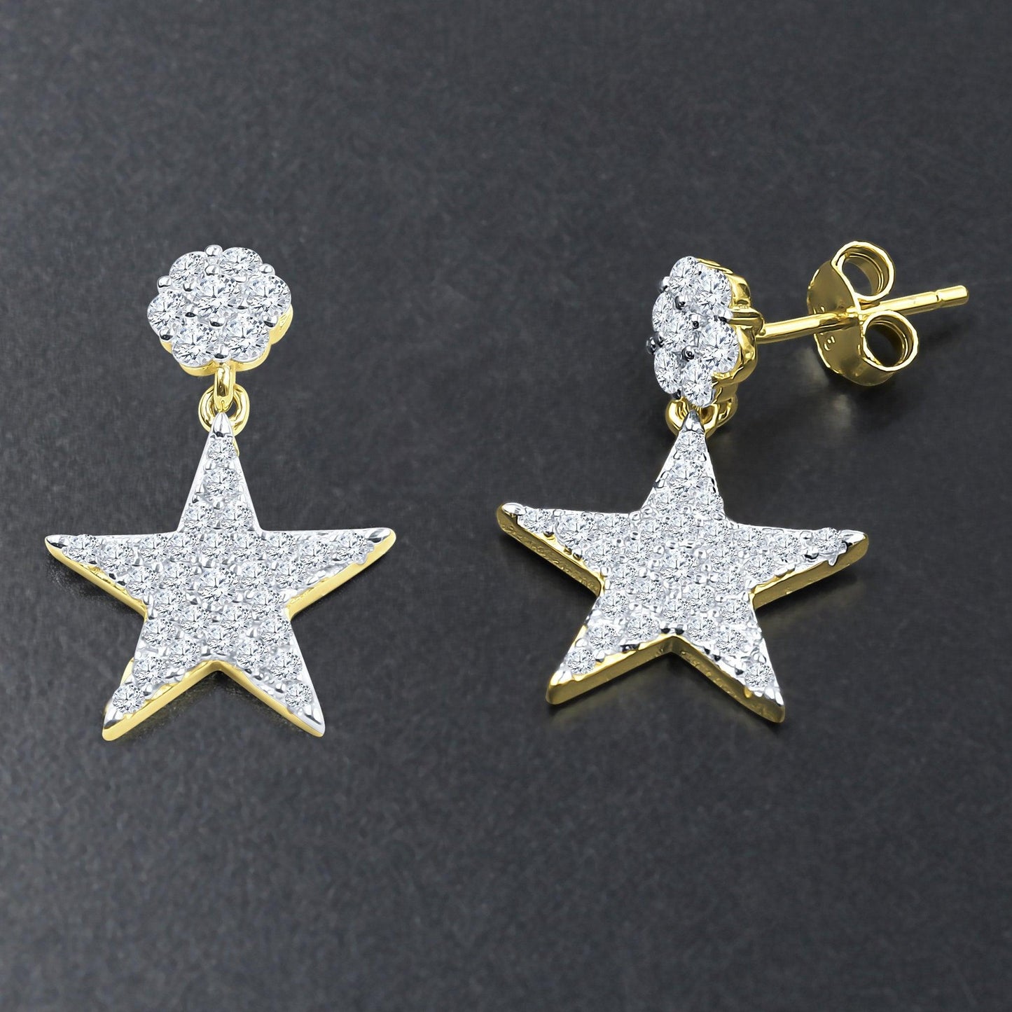 DAZZLING SILVER EARRINGS | BMW9214292 - Johnny Dang & Co