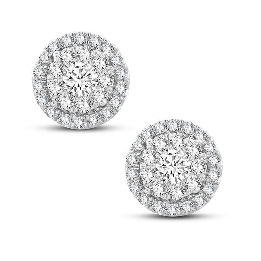 14K 1.01CT Diamond Earring - Johnny Dang & Co