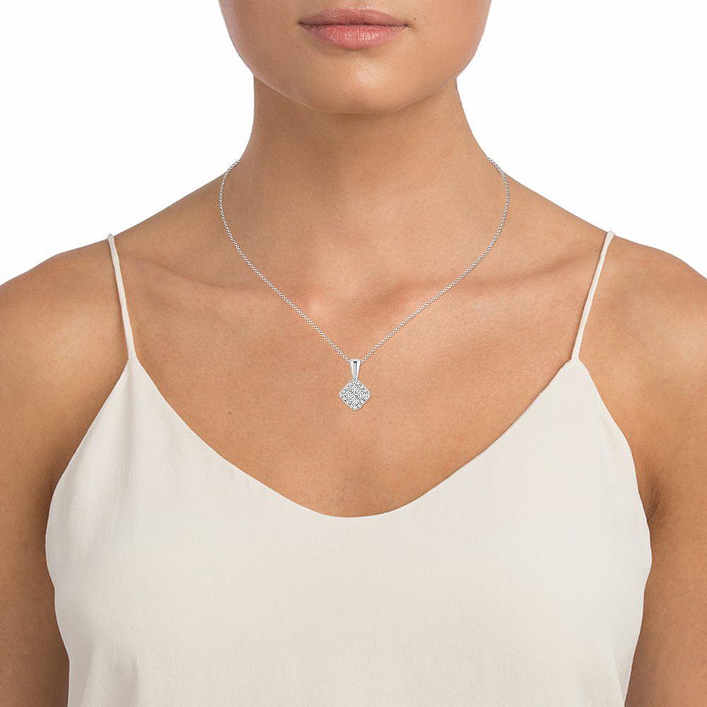 14k 0.25ct Diamond Pendant - Johnny Dang & Co