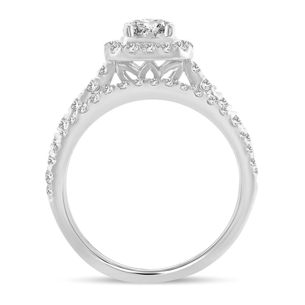 14K 1.00CT Diamond BRIDAL RING - Johnny Dang & Co