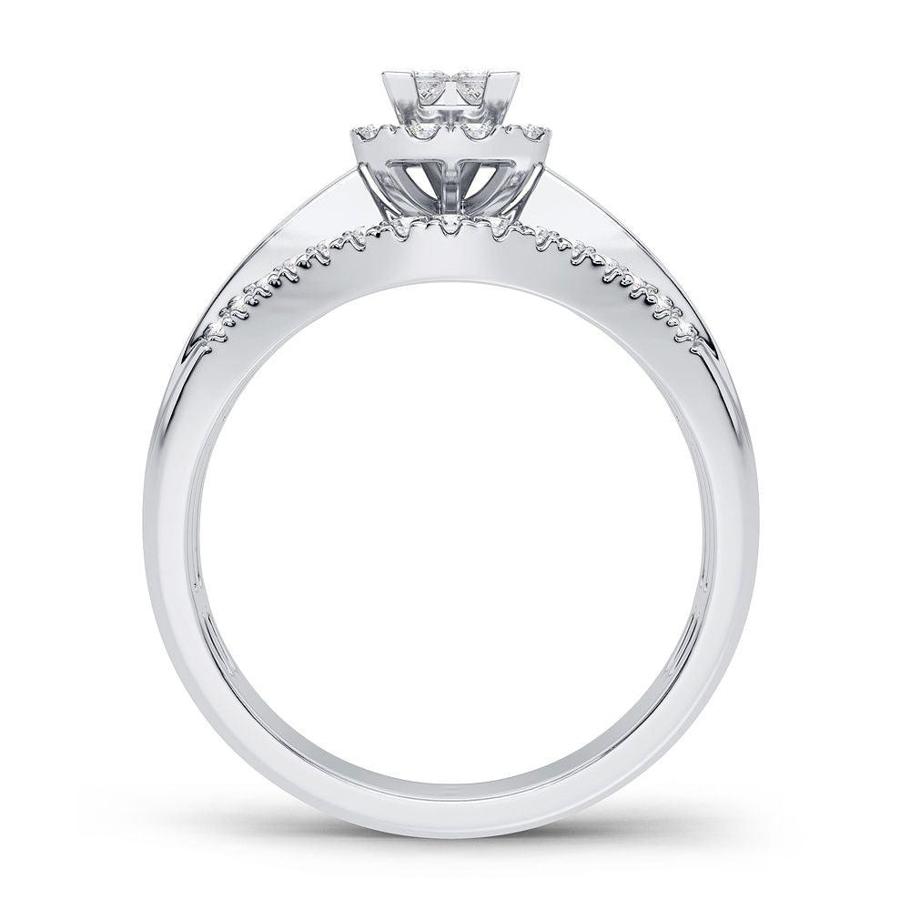 14K 1.00CT Diamond Ring - Johnny Dang & Co