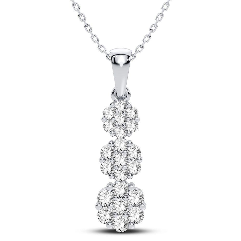 10K 0.75CT Diamond Pendant - Johnny Dang & Co