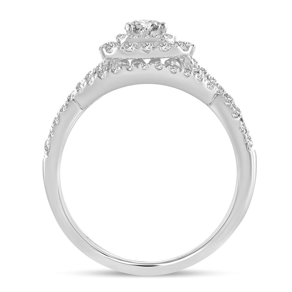 14K 1.00CT Diamond BRIDAL RING - Johnny Dang & Co