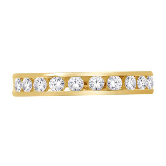 14K 0.46-0.53CT D-LADIES BAND - Johnny Dang & Co