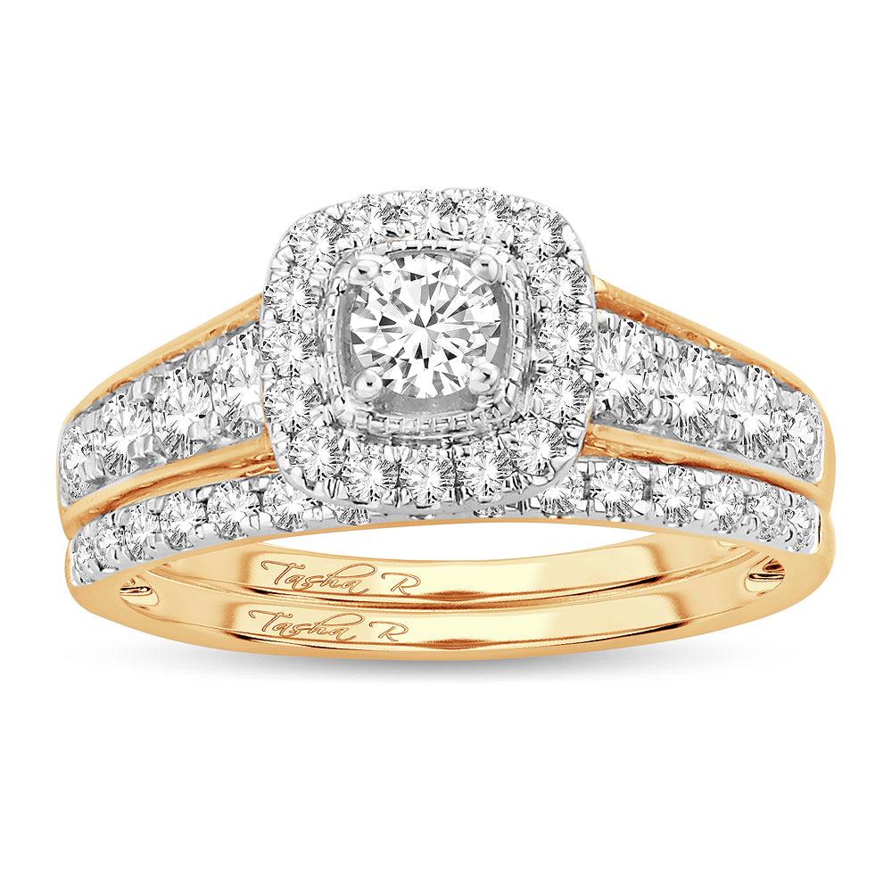 14K 1.00CT Diamond BRIDAL R4ING - Johnny Dang & Co
