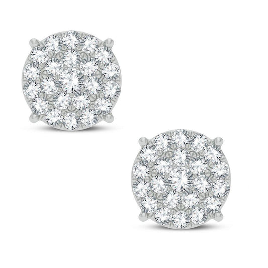 14K 1.00CT DIAMOND EARRING - Johnny Dang & Co