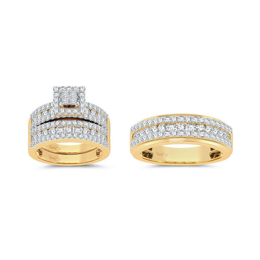 14K 2.83ct Diamond Trio Set - Johnny Dang & Co