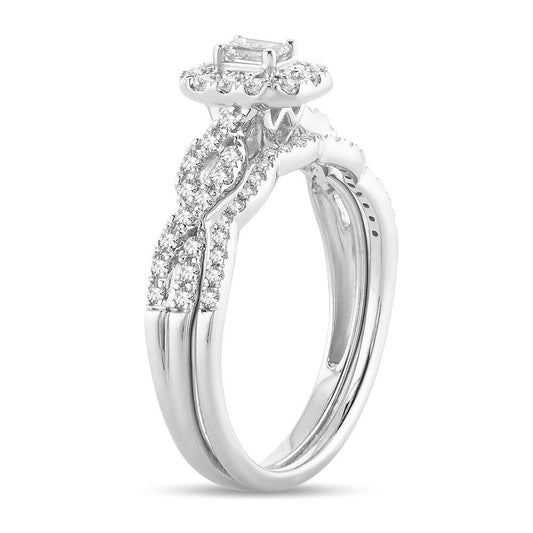 14K 0.60CT Diamond BRIDAL RING - Johnny Dang & Co