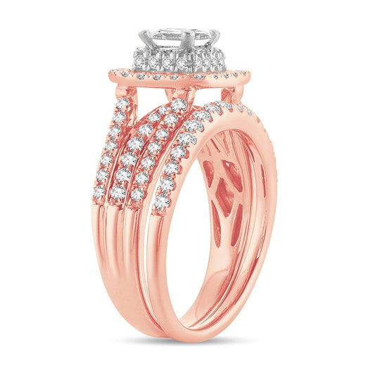 14K 1.50CT Diamond BRIDAL RING - Johnny Dang & Co