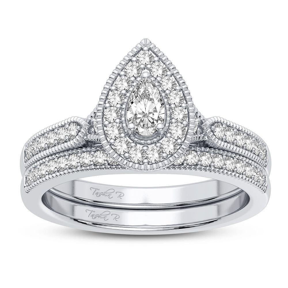 14K 0.50CT Diamond Bridal Ring - Johnny Dang & Co