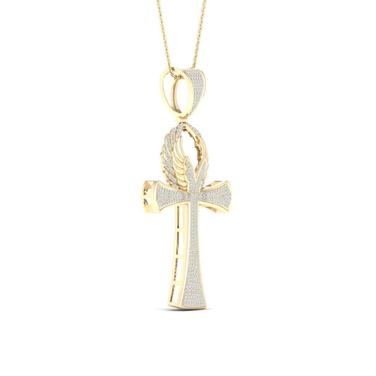 10K 0.90CT Diamond Pendant - Johnny Dang & Co