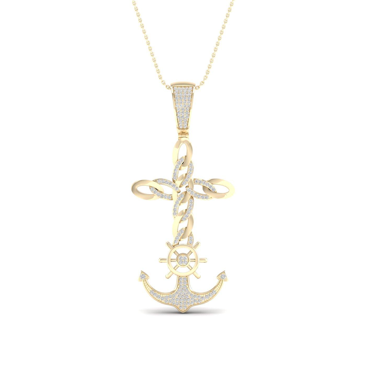 10K 0.40CT Diamond Pendant - Johnny Dang & Co