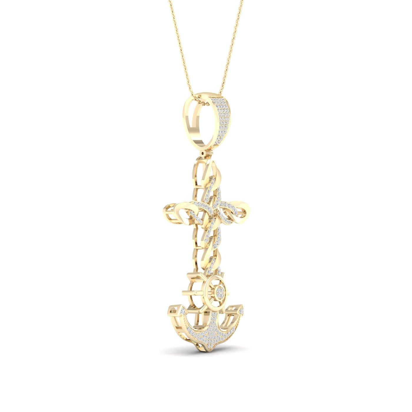 10K 0.40CT Diamond Pendant - Johnny Dang & Co