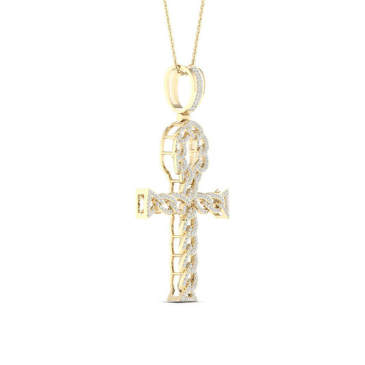 10K 0.70CT Diamond Pendant - Johnny Dang & Co