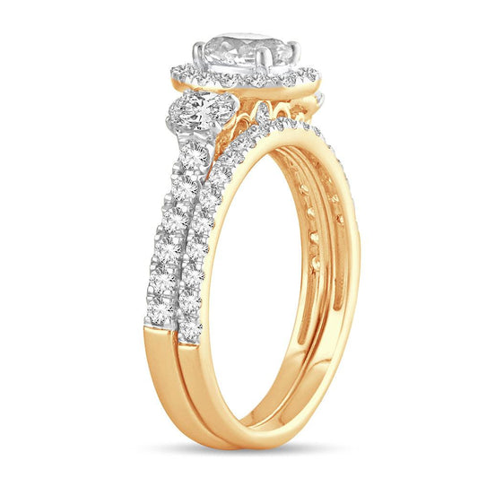 14K 1.50CT DIM BRIDAL RING - Johnny Dang & Co