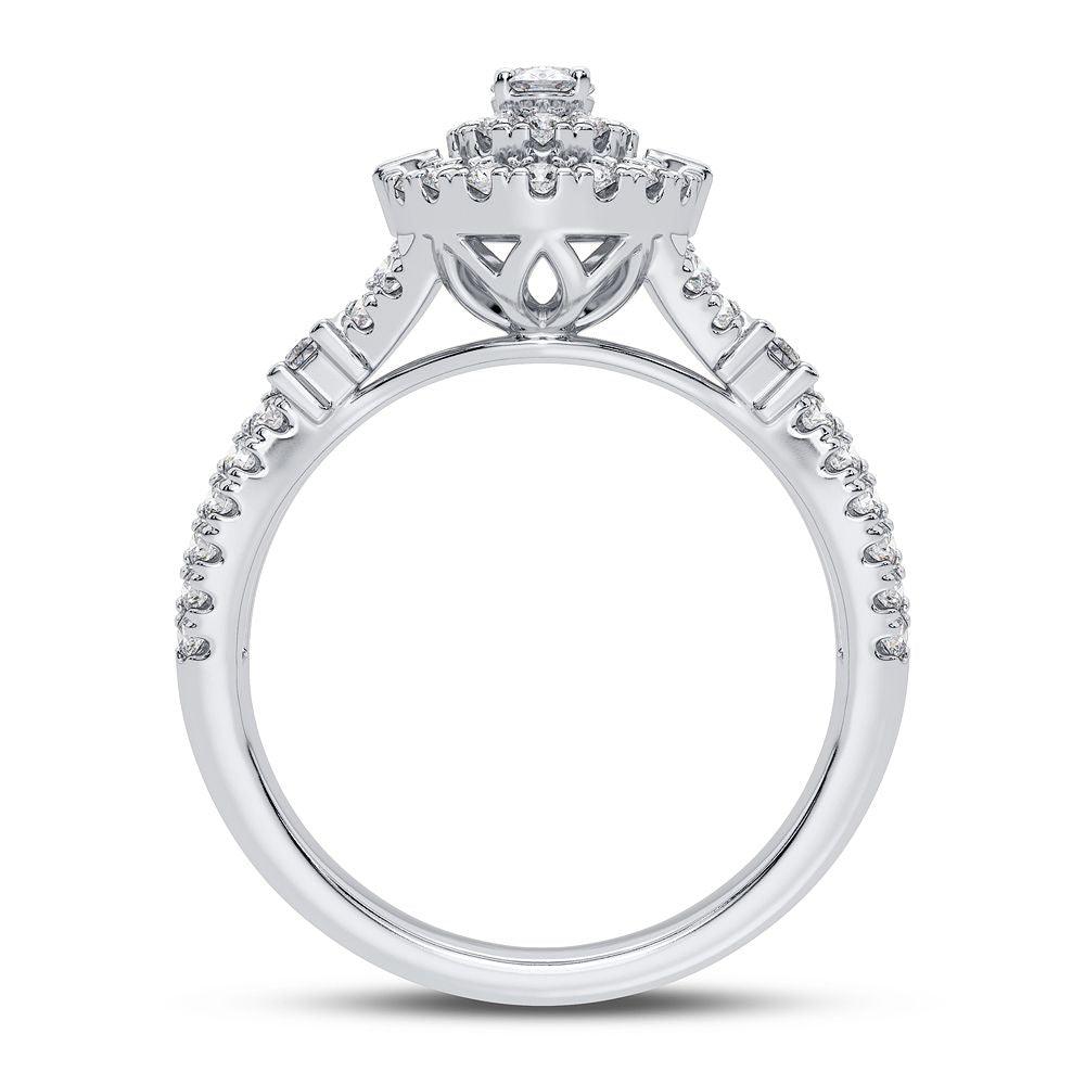 14K 0.75CT Diamond ENGAGEMENT Ring - Johnny Dang & Co