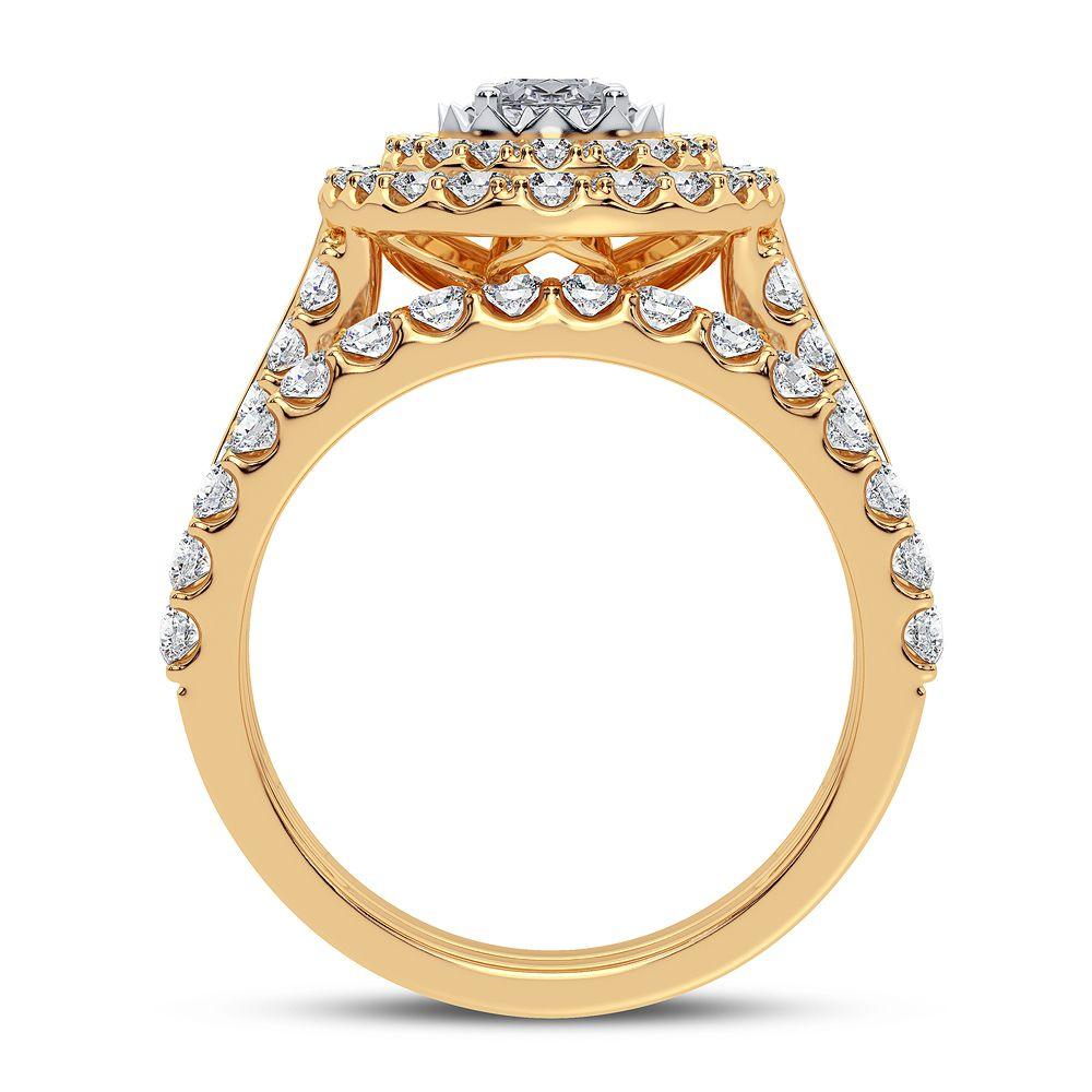 14K 2.00CT DIAMOND BRIDAL RING - Johnny Dang & Co