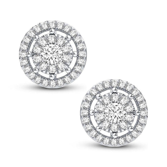 14K 1.00CT DIAMOND EARRING - Johnny Dang & Co