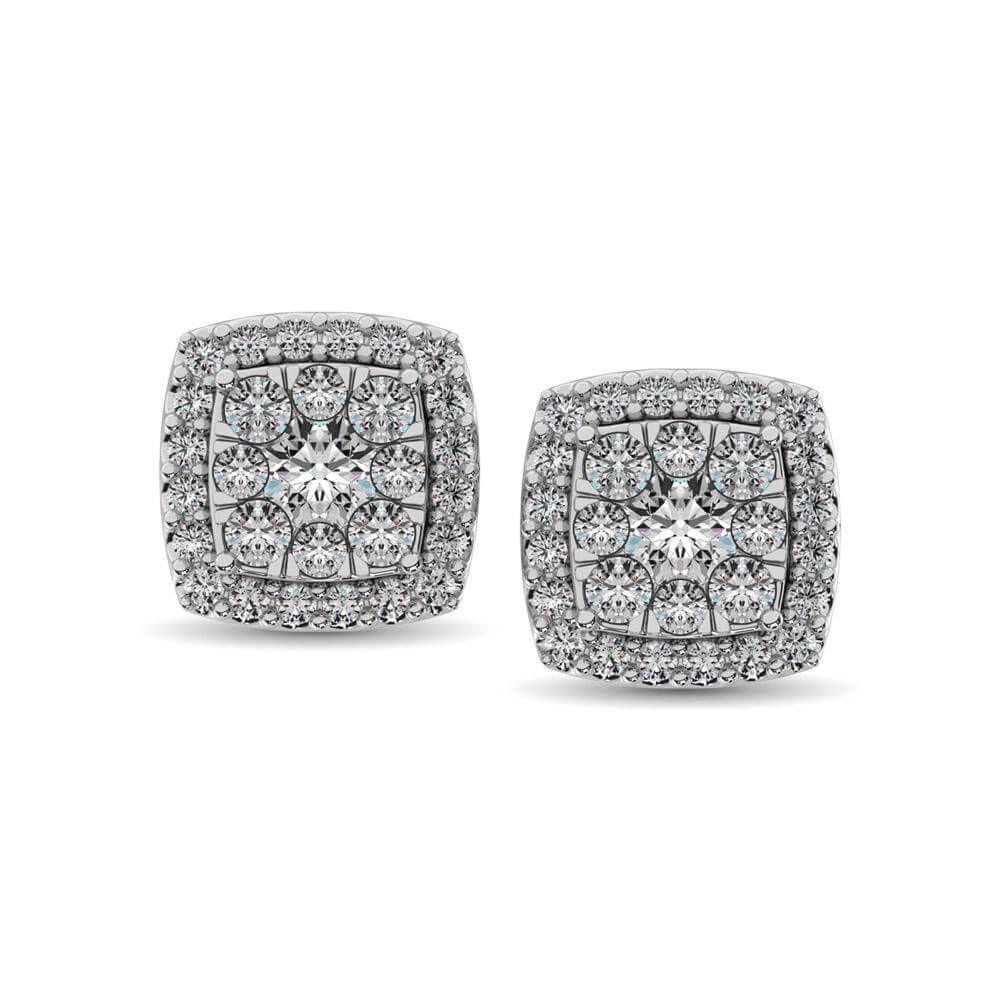 Diamond Stud earrings 1.0 Cttw in 14K Gold - Johnny Dang & Co