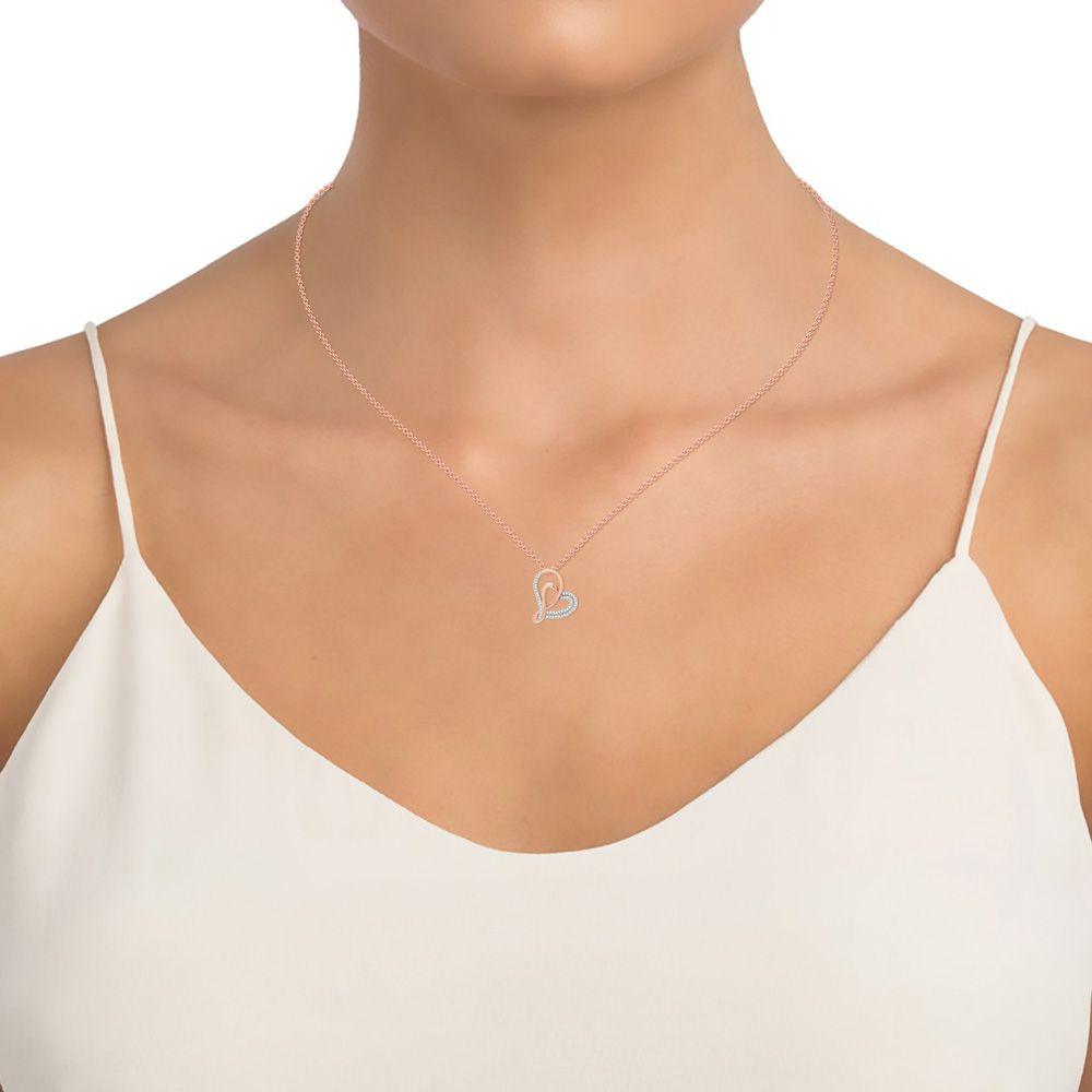14K 0.15CT DIAMOND PENDANT - Johnny Dang & Co