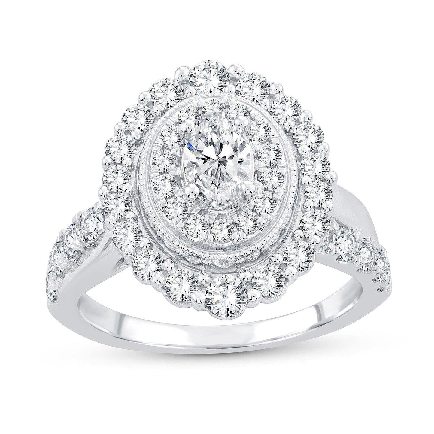 14K 1.50ct Fancy Cut Diamond Ring - Johnny Dang & Co