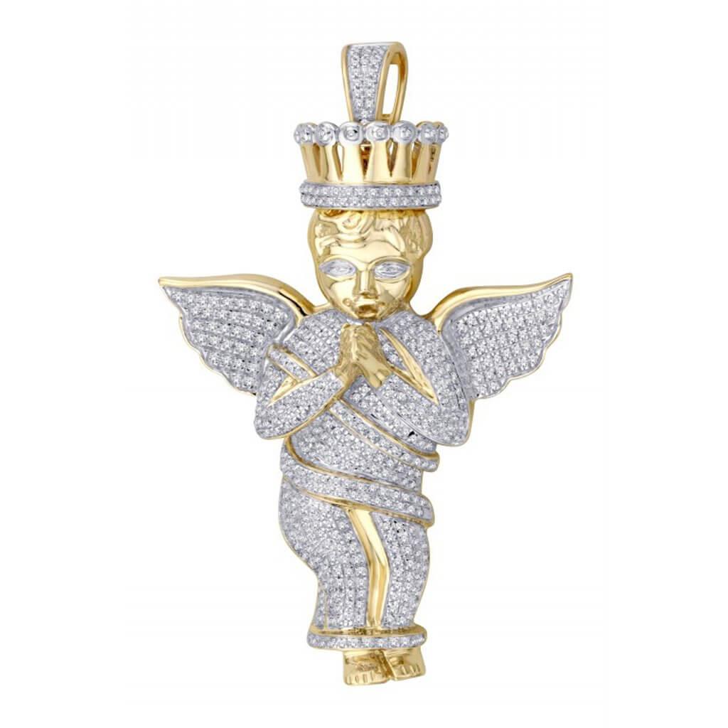 10K 1.33- 1.38CT D-ANGEL CHARM - Johnny Dang & Co