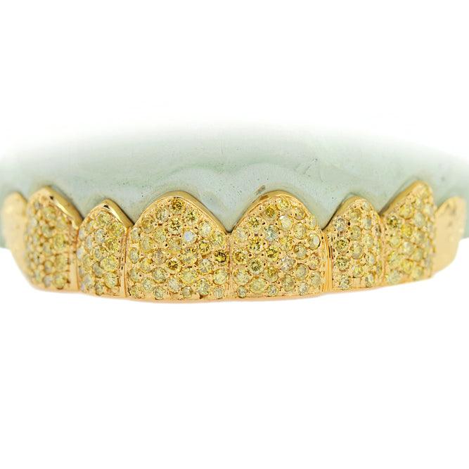 C108C-2 CUSTOM 8 TEETH DIAMOND GRILL - Johnny Dang & Co