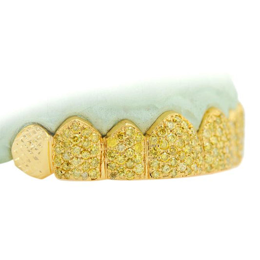 C108C-2 CUSTOM 8 TEETH DIAMOND GRILL - Johnny Dang & Co
