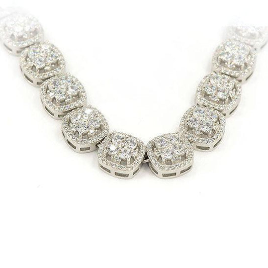 JDB1009 - CZ Silver Chain - Johnny Dang & Co