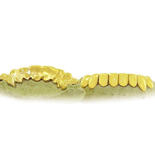 Gold Teeth JDTK-3001B Perm Cut Pullout Grill- 10 Teeth Top or Bottom - Johnny Dang & Co