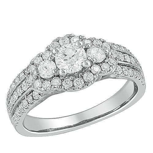 14KW 1.30CTW DIAMOND RING - Johnny Dang & Co