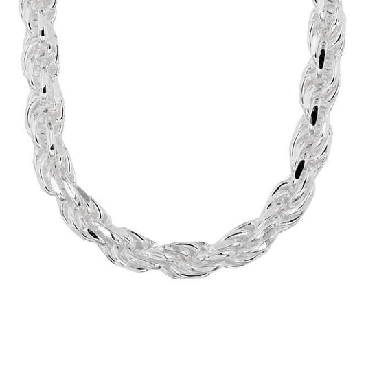STERLING SILVER 4MM SOLID ROPE CHAIN - Johnny Dang & Co