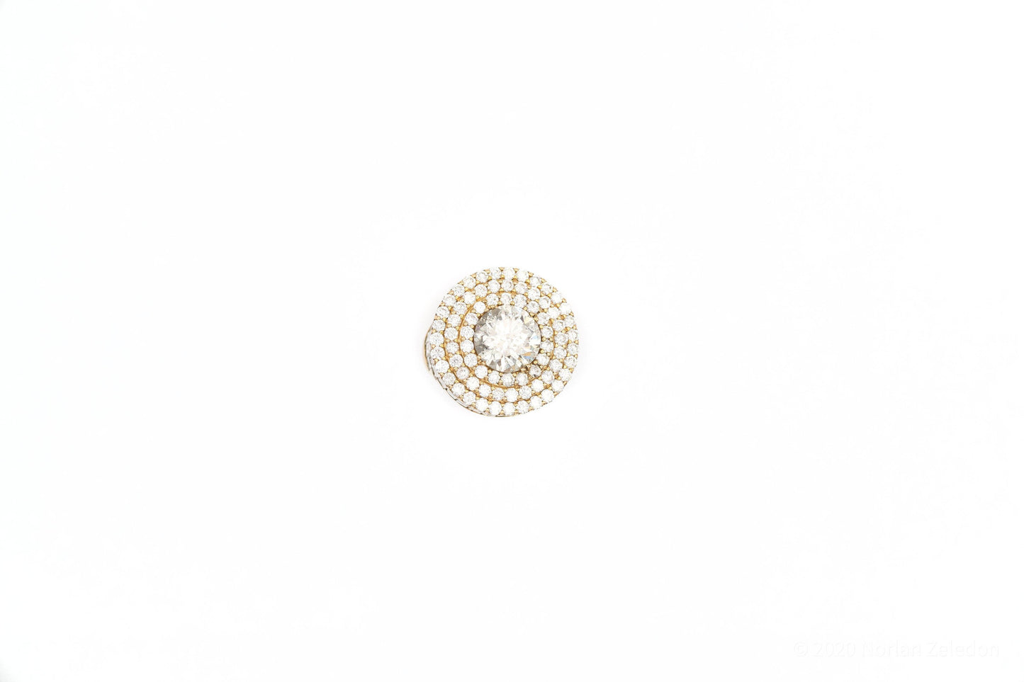 Halo Diamond Tower Ring - Johnny Dang & Co