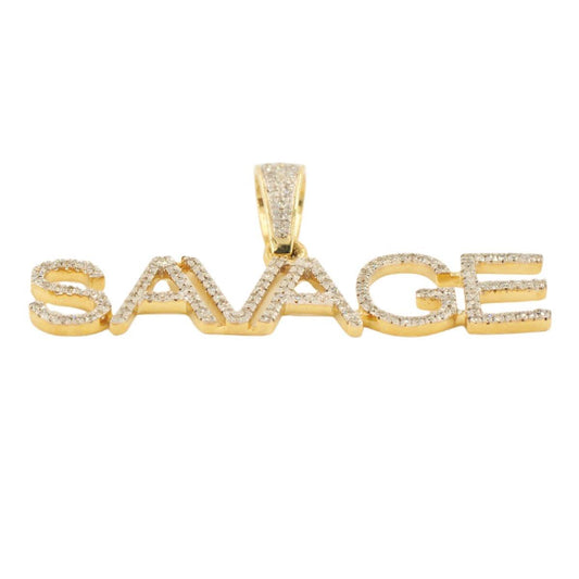 10ky Diamond Savage Pendant 0.31CTTW - Johnny Dang & Co