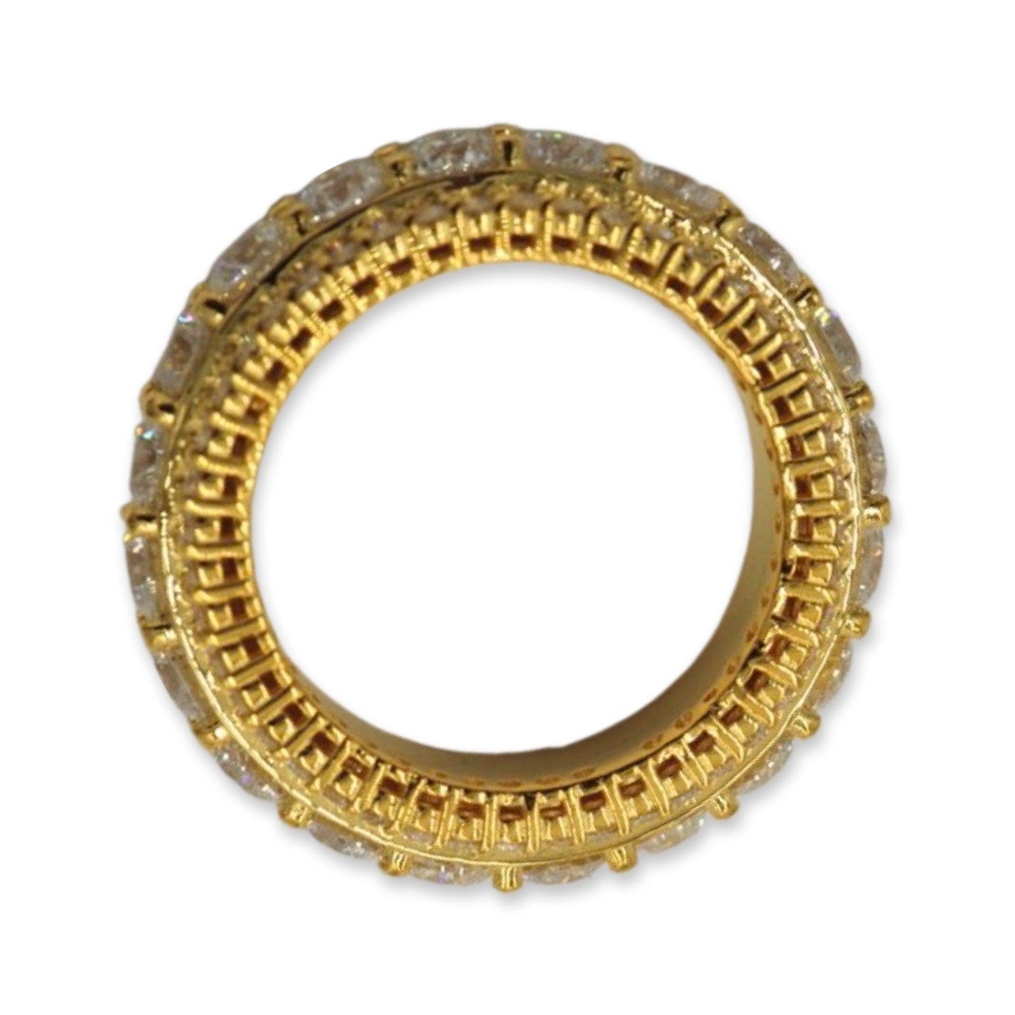 JDTK-Ring1117- Triple Row Diamond Eternity Ring - Johnny Dang & Co