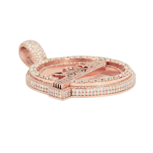 Gold and Diamond JD&CO Custom Logo Medallion - Johnny Dang & Co