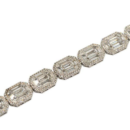 VDB004 - 18K 11.17ct VS Bracelet - Johnny Dang & Co