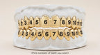 JDWR- 3008A- 16 Teeth Diamond Dust With Deep Nugget Cuts Grillz