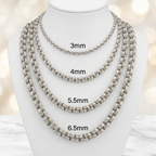 10KT Gold Hollow Alexander Chains