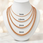 10KT Gold Hollow Franco Chains
