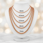 10KT Gold Hollow Franco Chains