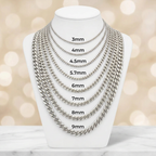 10KT Gold Hollow Miami Cuban Link Chains