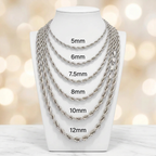 10K Gold Hollow Quint Rope Chains