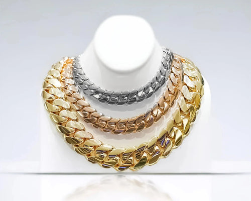10K Miami Cuban Link Solid Gold Chain