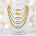 10KT Gold Hollow Franco Chains