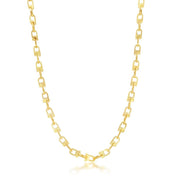 14K Yellow Gold U-Link Design Necklace - Johnny Dang & Co